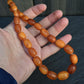 Vintage Baltic Amber Bead Necklace – 16.5”, Graduated Tones 33.52 Grams