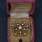Art Deco 0.70 CTW Diamond Pendant / Brooch Pin in 14K Yellow Gold – IGI Cert.