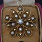 Art Deco 0.70 CTW Diamond Pendant / Brooch Pin in 14K Yellow Gold – IGI Cert.