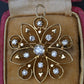 Art Deco 0.70 CTW Diamond Pendant / Brooch Pin in 14K Yellow Gold – IGI Cert.