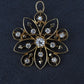 Art Deco 0.70 CTW Diamond Pendant / Brooch Pin in 14K Yellow Gold – IGI Cert.
