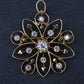 Art Deco 0.70 CTW Diamond Pendant / Brooch Pin in 14K Yellow Gold – IGI Cert.