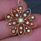 Art Deco 0.70 CTW Diamond Pendant / Brooch Pin in 14K Yellow Gold – IGI Cert.