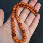 Gorgeous Antique Butterscotch Amber Necklace Ottoman Beads 15.17 Grams