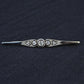 Art Deco 0.50 CTW Diamond Bar Brooch Pin in 14K Two-Tone Gold – IGI Certified