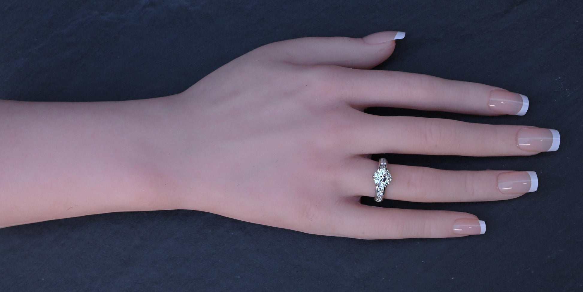 Tiffany & Co 2.51 TCW Platinum Diamond Engagement Ring 1.73ct G VS1 Complete Set