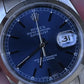 Rolex Datejust 36mm 16200 Blue Dial Jubilee Steel Watch Box Papers U-Serial 1997