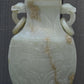 Large Antique Chinese Archaistic Hand-Carved Jade Covered Vase