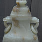 Large Antique Chinese Archaistic Hand-Carved Jade Covered Vase