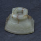 Large Antique Chinese Archaistic Hand-Carved Jade Covered Vase
