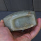 Large Antique Chinese Archaistic Hand-Carved Jade Covered Vase