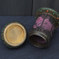 Antique Chinese Silver Enamel Tea Caddy With Fine Gems All Around