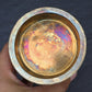 Antique Chinese Silver Enamel Tea Caddy With Fine Gems All Around