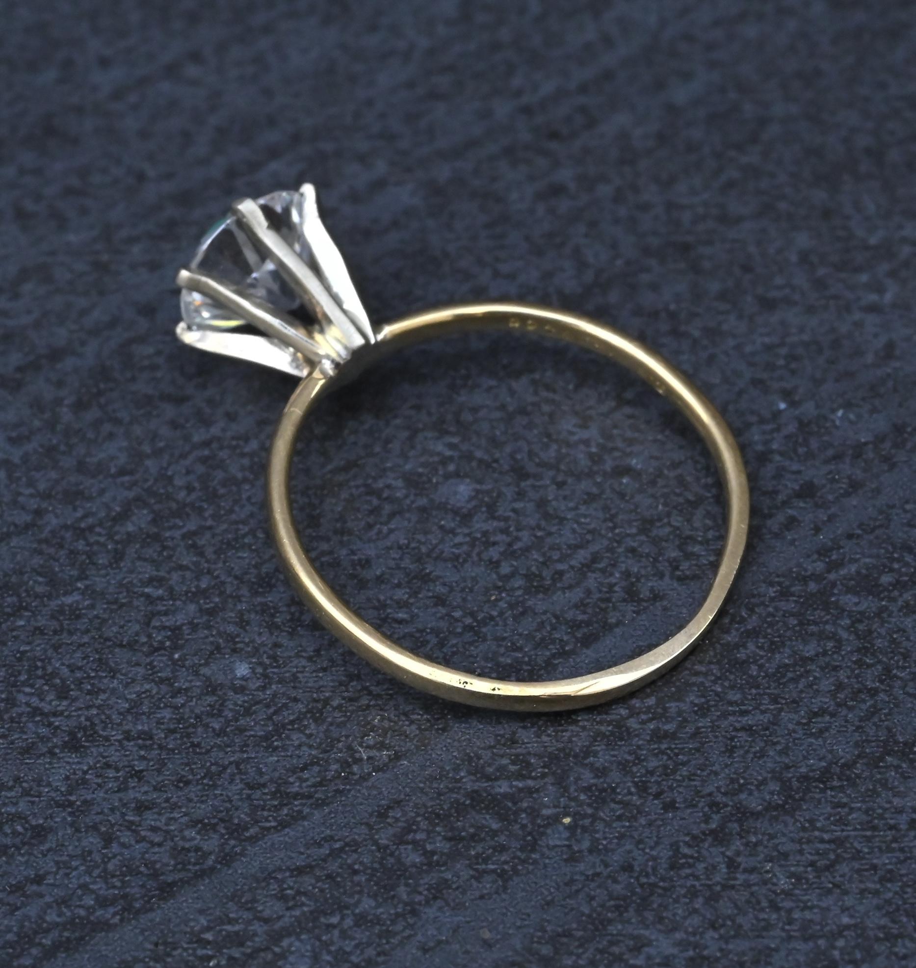 Rare Antique Tiffany & Co 1.52ct E VVS1 Old European Cut Diamond Engagement Ring