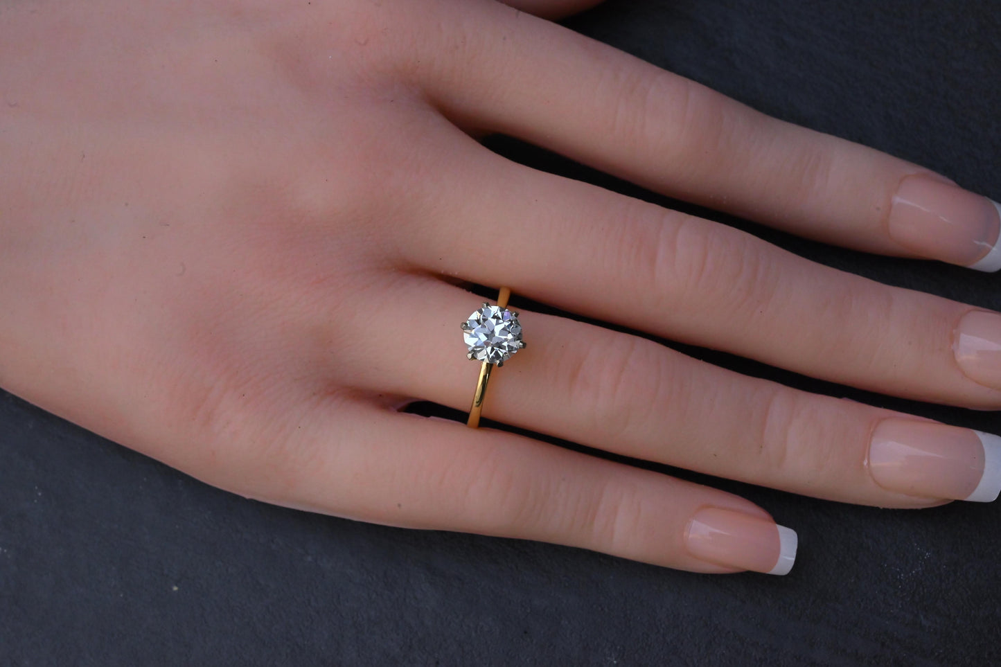 Rare Antique Tiffany & Co 1.52ct E VVS1 Old European Cut Diamond Engagement Ring