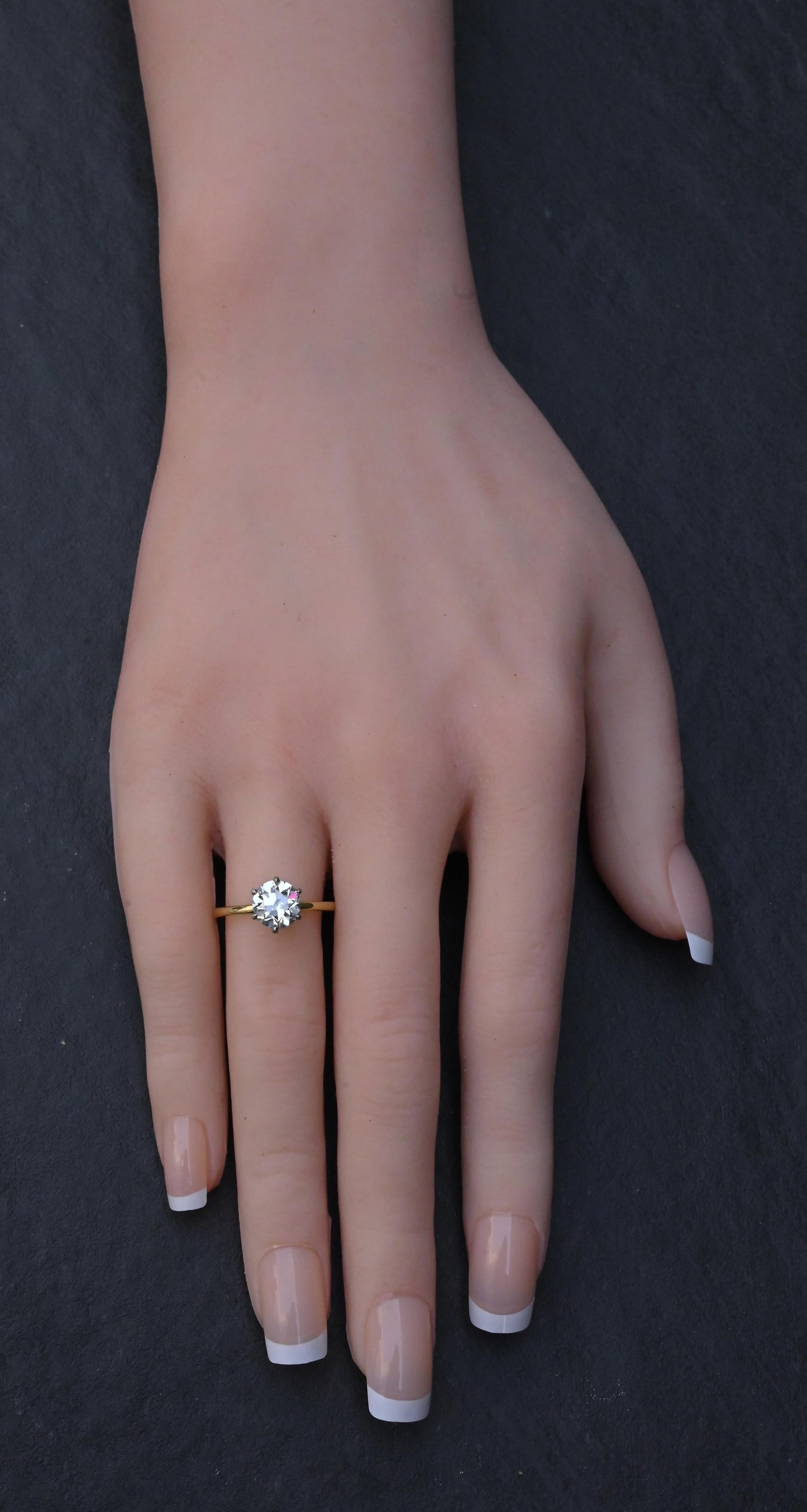 Rare Antique Tiffany & Co 1.52ct E VVS1 Old European Cut Diamond Engagement Ring