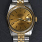 Rolex Datejust 36 Ref. 16233 Two-Tone 18k Gold SS Champagne Stick Dial L Series