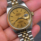 Rolex Datejust 36 Ref. 16233 Two-Tone 18k Gold SS Champagne Stick Dial L Series
