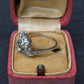 Fine Art Deco Period 2.47 Carats GIA Toi et Moi Diamond Engagement Ring
