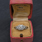 14K White Gold Halo Diamond Engagement Ring 1.47 TCW IGI Certified