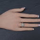 14K White Gold Halo Diamond Engagement Ring 1.47 TCW IGI Certified