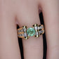 14K Yellow Gold Emerald & Diamond Ring – 7.28 Grams, Size 7.25