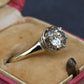 GIA Certified 1.38 Carat Antique Art Deco Period Solitaire Ring Size 6