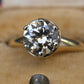GIA Certified 1.38 Carat Antique Art Deco Period Solitaire Ring Size 6