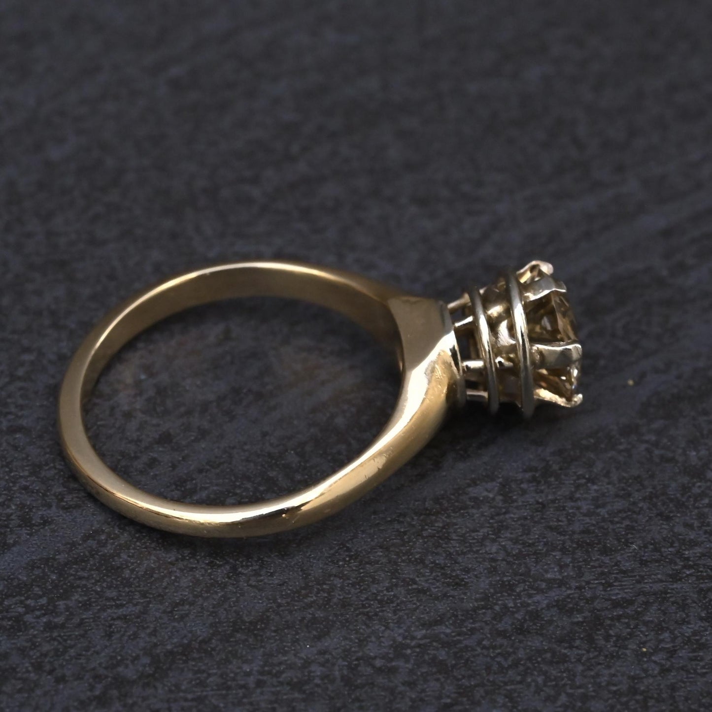 GIA Certified 1.38 Carat Antique Art Deco Period Solitaire Ring Size 6