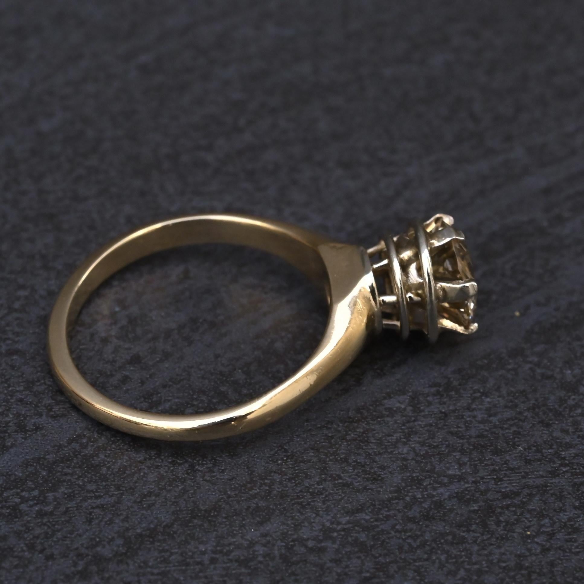 GIA Certified 1.38 Carat Antique Art Deco Period Solitaire Ring Size 6