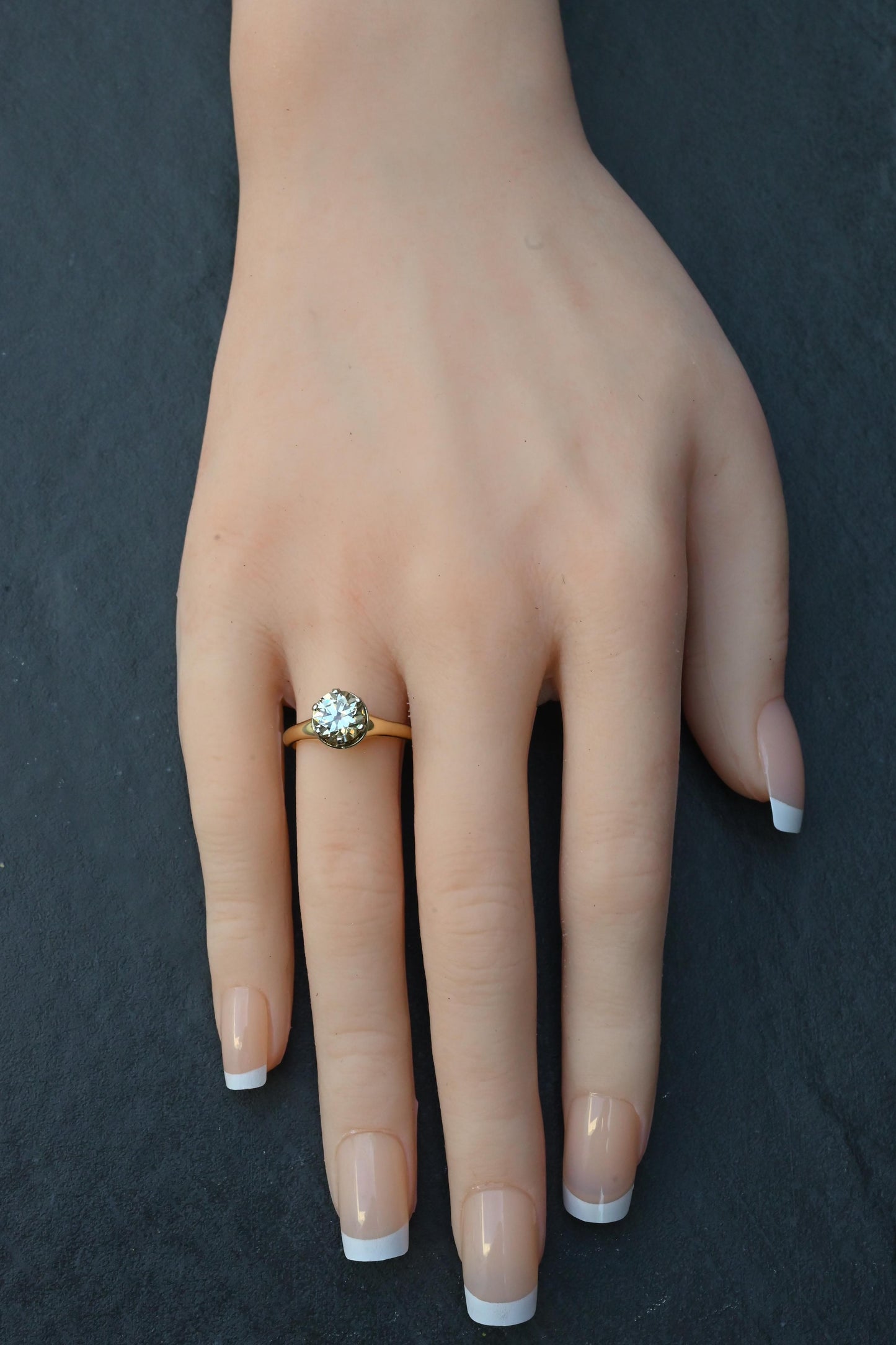 GIA Certified 1.38 Carat Antique Art Deco Period Solitaire Ring Size 6
