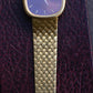 Rare Vintage Patek Philippe 3604/1 18K Yellow Gold Cushion Burgundy Dial - Uncut