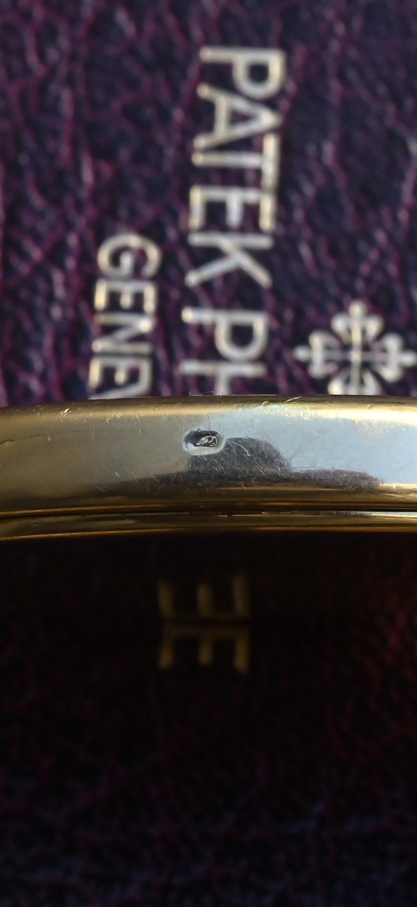 Rare Vintage Patek Philippe 3604/1 18K Yellow Gold Cushion Burgundy Dial - Uncut