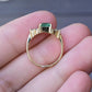 Exceptional High Quality 1 Carat Emerald & Diamond Ring