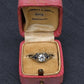 Antique Art Deco 14K/18K White Gold 0.80ctw Old European Diamond Ring IGI Cert.