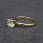 Antique 1.00ct Old European Cut Diamond Engagement Ring 14K Two Tone Gold Size 6