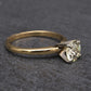 Antique 1.00ct Old European Cut Diamond Engagement Ring 14K Two Tone Gold Size 6