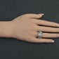 GIA Certified 2.80 CTW Pear & Marquise Diamond Three-Stone Ring in 14K Gold