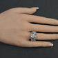 GIA Certified 2.80 CTW Pear & Marquise Diamond Three-Stone Ring in 14K Gold