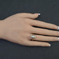 Art Deco 0.80ctw Old Mine Cut Diamond Navette Ring 14K Gold IGI Certified Size 6
