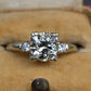 Mid-Century Platinum 1.05 Carat Diamond Three-Stone Engagement Ring – IGI Cert.