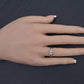 Mid-Century Platinum 1.05 Carat Diamond Three-Stone Engagement Ring – IGI Cert.