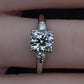 Mid-Century Platinum 1.05 Carat Diamond Three-Stone Engagement Ring – IGI Cert.
