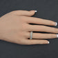 3.00 TCW Marquise Diamond Eternity Band Platinum IGI Certified Ring Size 5.5