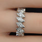 3.00 TCW Marquise Diamond Eternity Band Platinum IGI Certified Ring Size 5.5