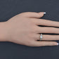 Antique Art Deco 0.65ctw Platinum Old European Cut Diamond Ring IGI Cert Size 5