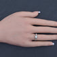 Antique Art Deco 0.65ctw Platinum Old European Cut Diamond Ring IGI Cert Size 5