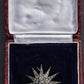 Victorian 5.50 CTW Old Mine Cut Diamond Starburst Brooch Pin – IGI Certified