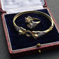 14K Gold Panther Ring & Bracelet Set Ruby Sapphire Emerald Diamond IGI Certified