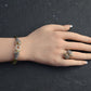 14K Gold Panther Ring & Bracelet Set Ruby Sapphire Emerald Diamond IGI Certified